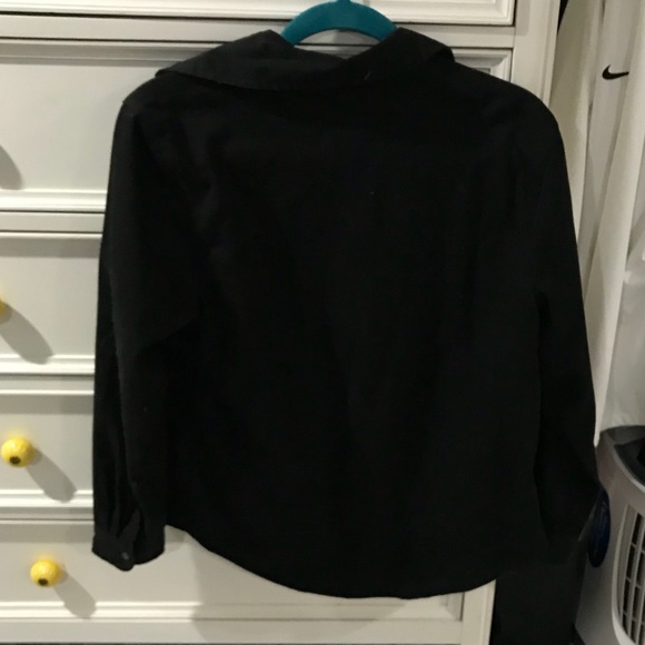 Womens black jacket - Picture 3 of 4